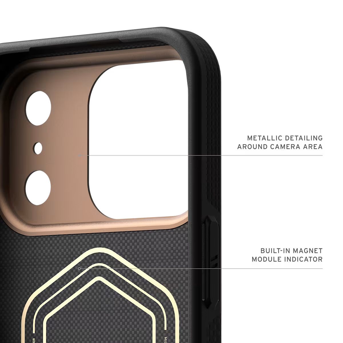 كڤر UAG Fibr Armr لهاتف iPhone 17 Pro | بني