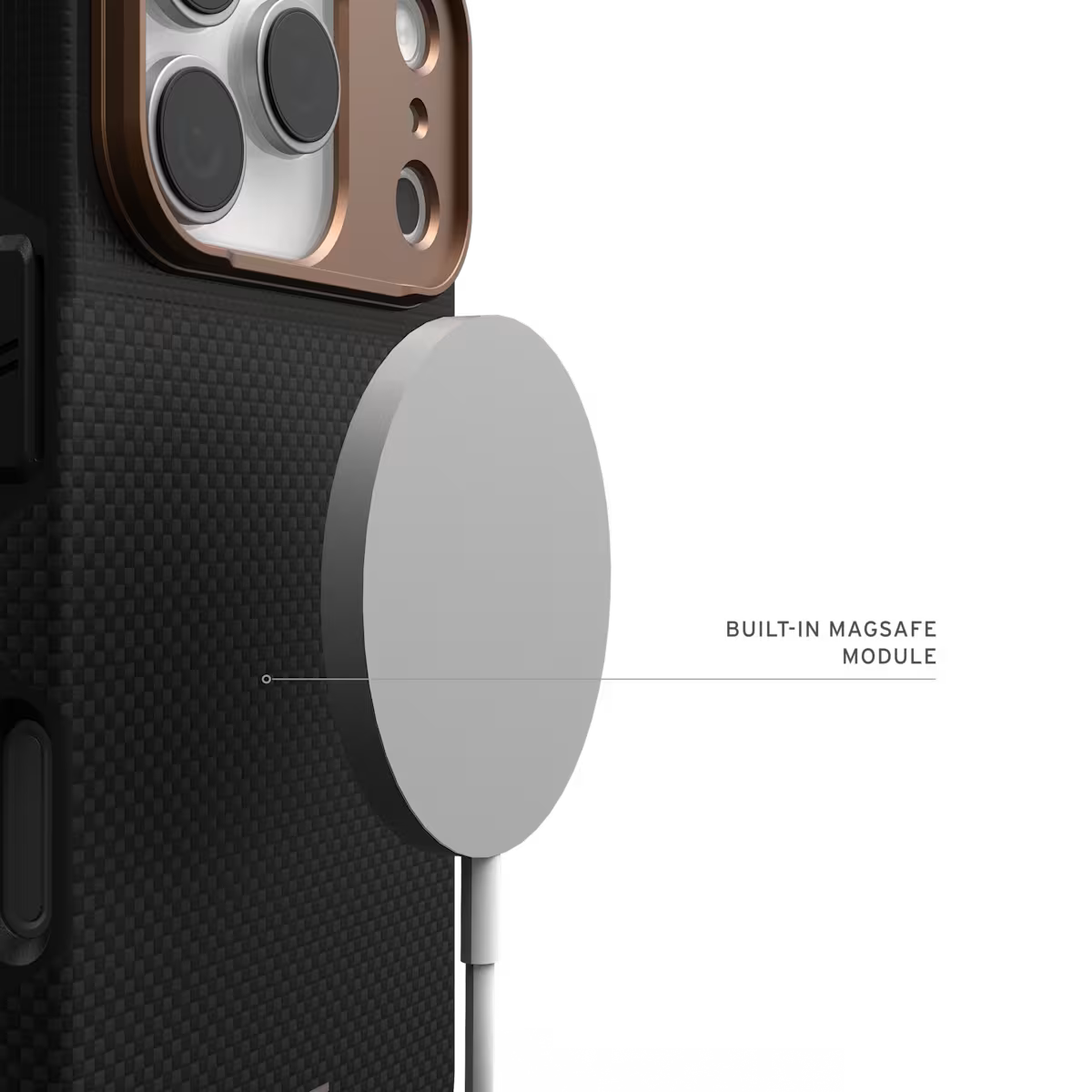 كڤر UAG Fibr Armr لهاتف iPhone 17 Pro | بني