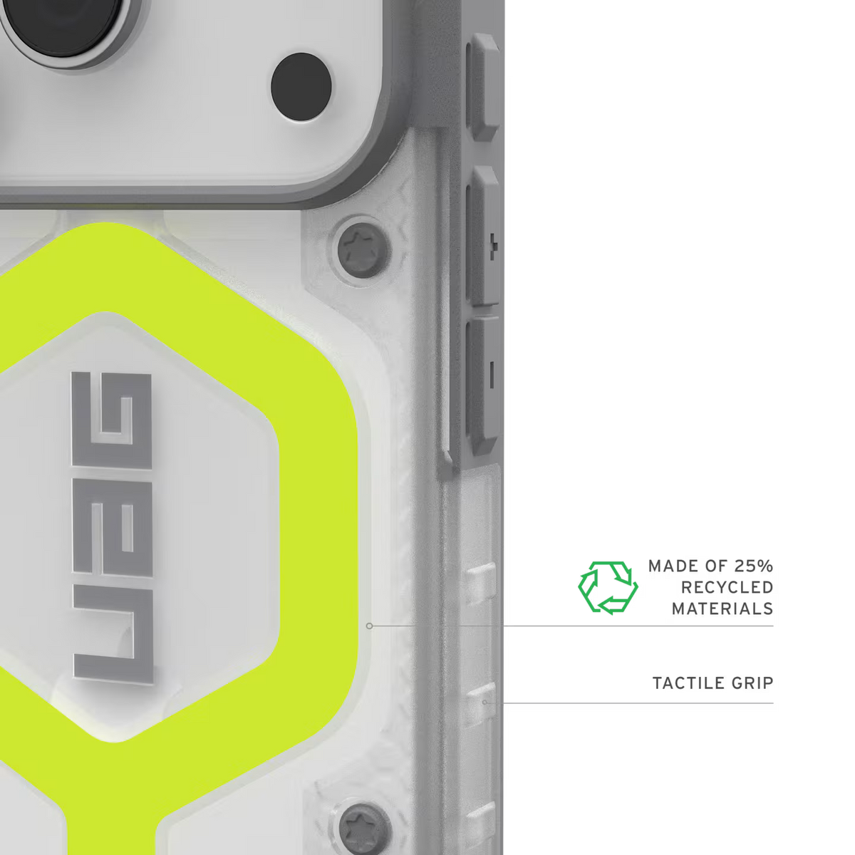 كڤر حماية UAG Pathfinder Clear متوافق مع MagSafe لهاتف iPhone 18 Pro / 17 Pro