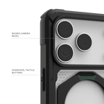 كڤر حماية UAG Plasma XTE متوافق مع MagSafe لهاتف iPhone 18 Pro / 17 Pro | أسود/شفاف