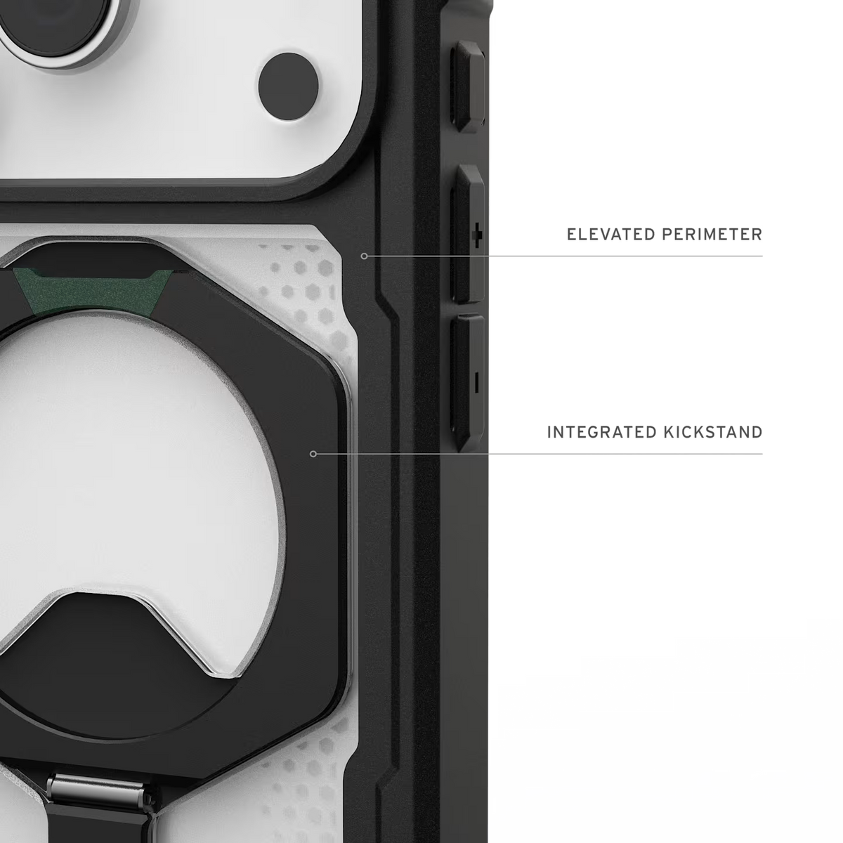 كڤر حماية UAG Plasma XTE متوافق مع MagSafe لهاتف iPhone 18 Pro / 17 Pro | أسود/شفاف