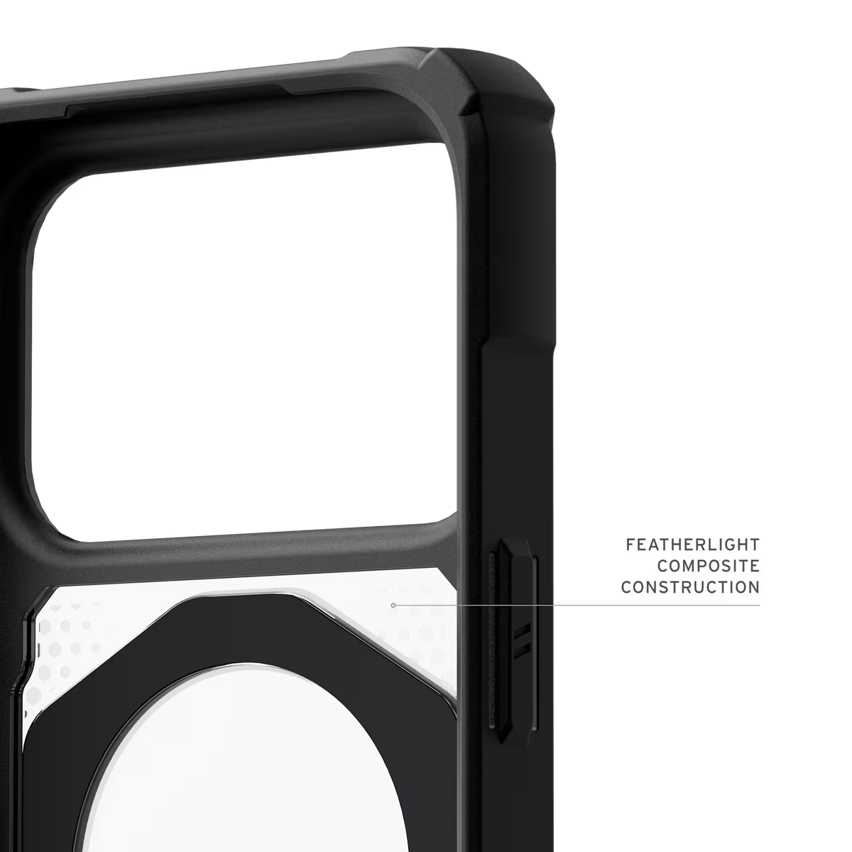 كڤر حماية UAG Plasma XTE متوافق مع MagSafe لهاتف iPhone 18 Pro / 17 Pro | أسود/شفاف