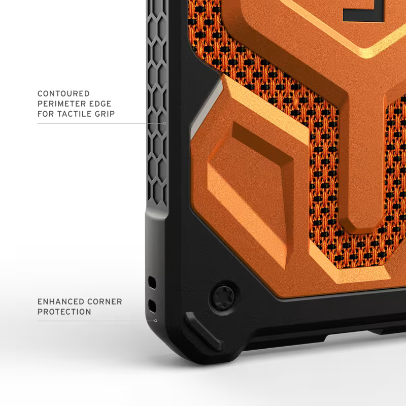 UAG Monarch Pro Kevlar Galaxy S26 Ultra Case | Kevlar Burnt Orange