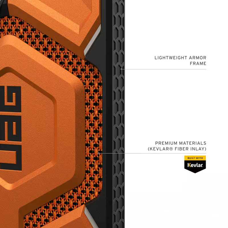 UAG Monarch Pro Kevlar Galaxy S26 Ultra Case | Kevlar Burnt Orange