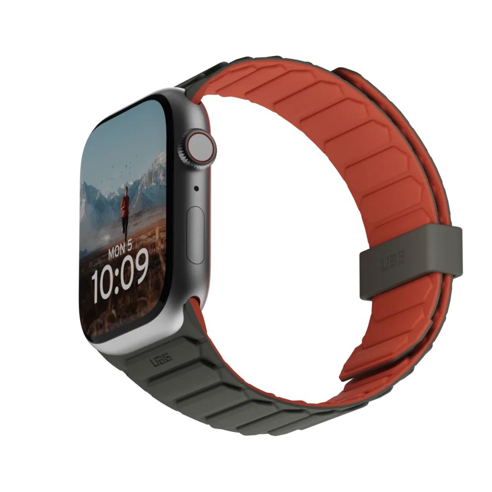 UAG Apple Watch Pathfinder Strap 49mm/45mm/44mm/42mm (Olive/Rust)