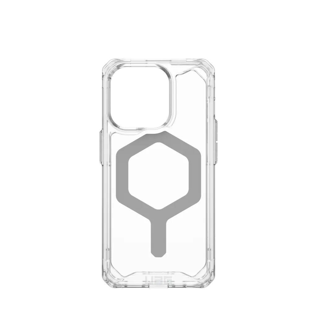 UAG iPhone 15 Pro Plyo MagSafe Case | ice/Silver