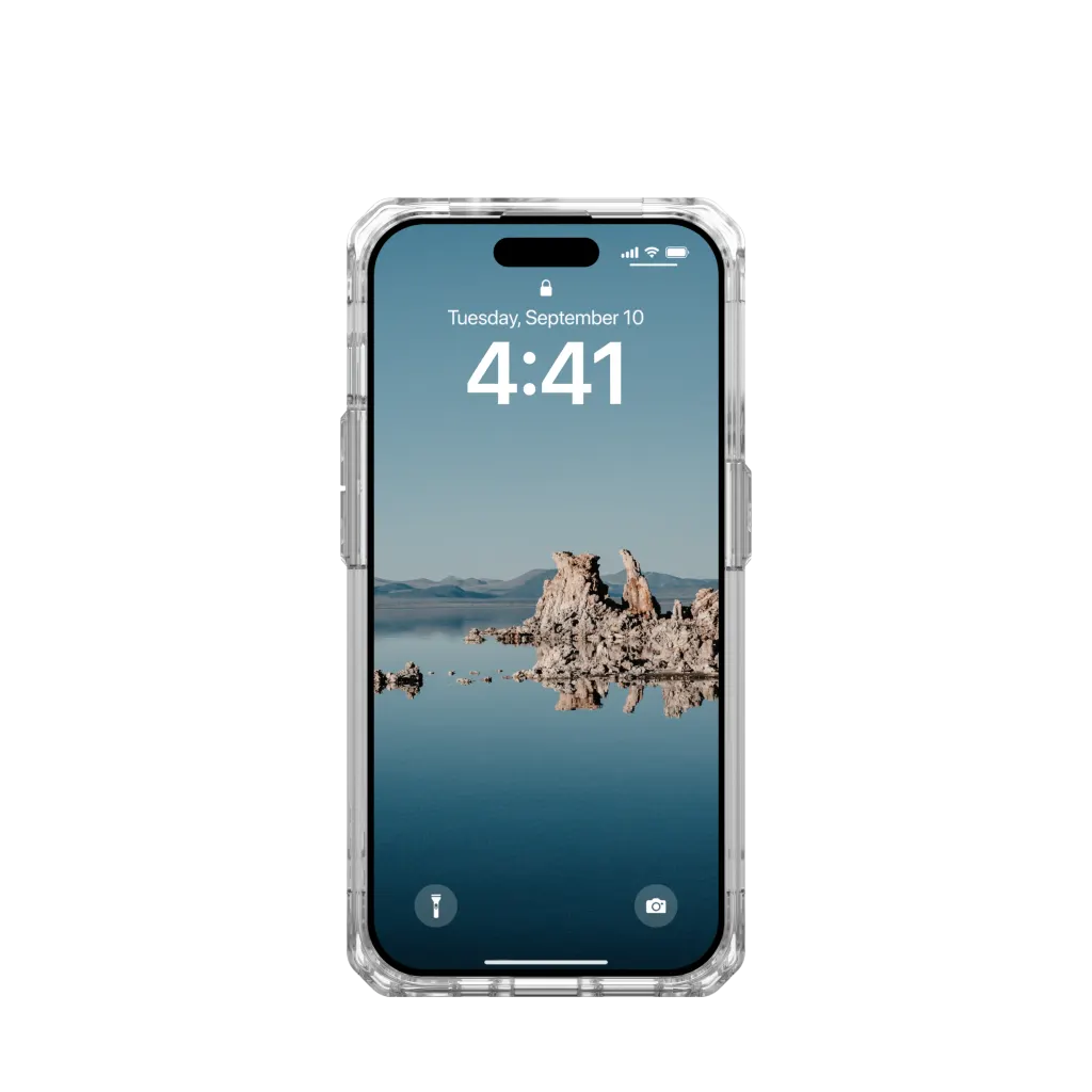 UAG iPhone 15 Pro Plyo MagSafe Case | ice/Silver