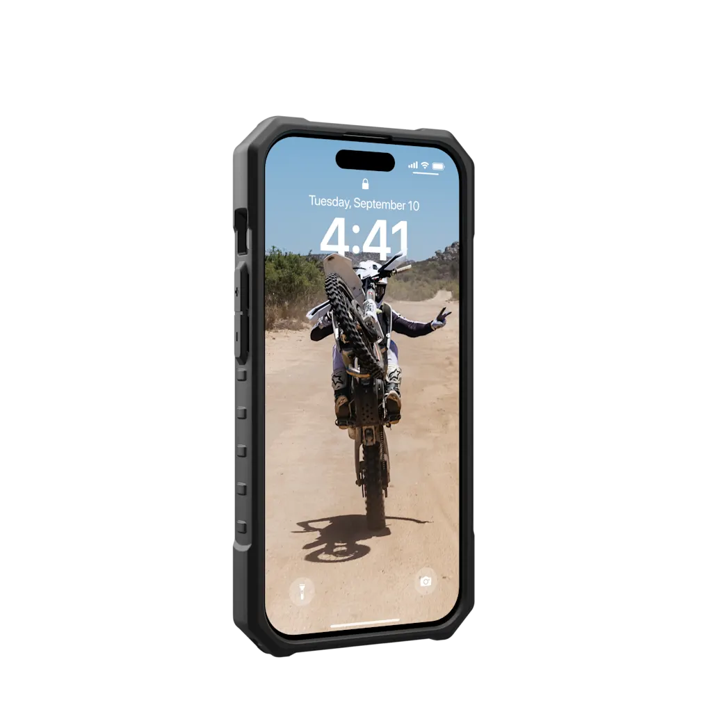 كڤر حماية Pathfinder من UAG لهاتف iPhone 15 Pro متوافق مع MagSafe | جليدي