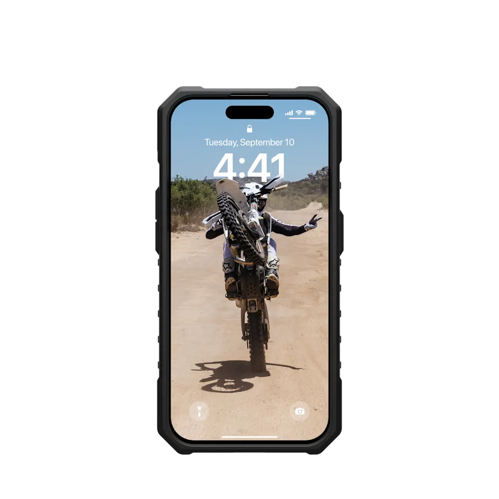كڤر حماية Pathfinder من UAG لهاتف iPhone 15 Pro متوافق مع MagSafe | جليدي