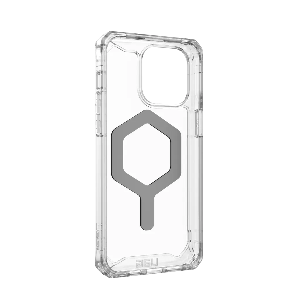 UAG iPhone 15 Pro Max Plyo Magsafe Case ice/silver