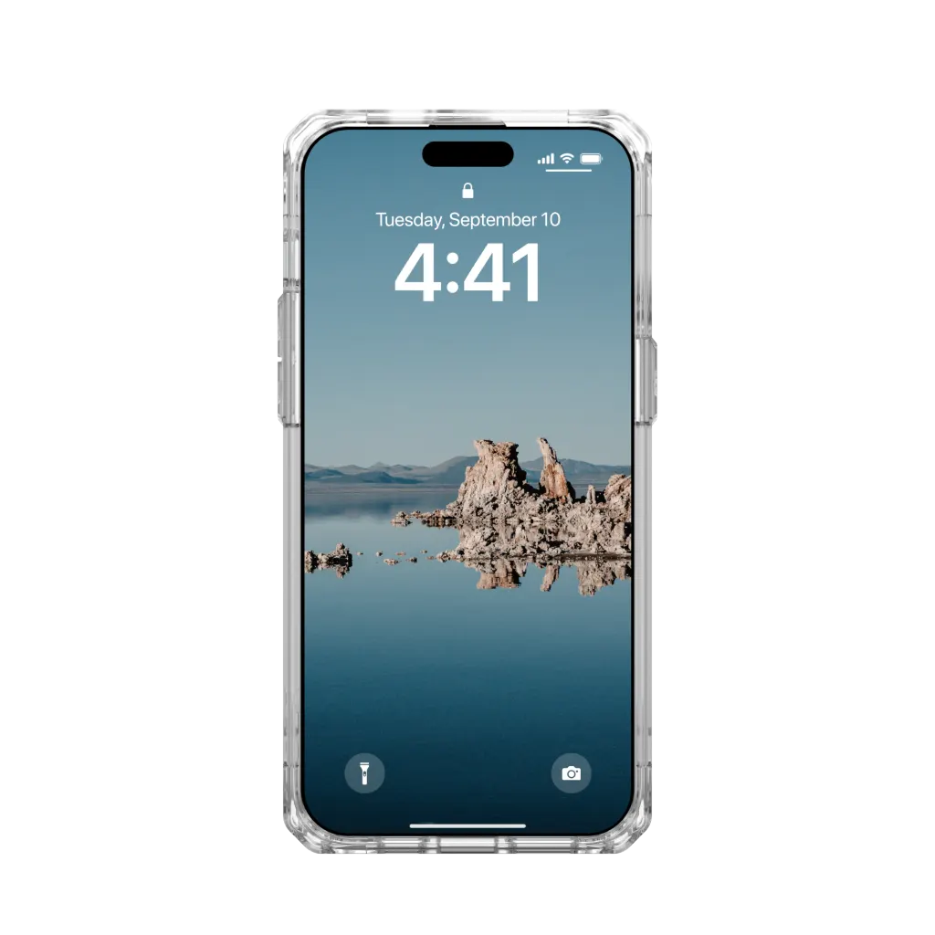 UAG iPhone 15 Pro Max Plyo Magsafe Case ice/silver
