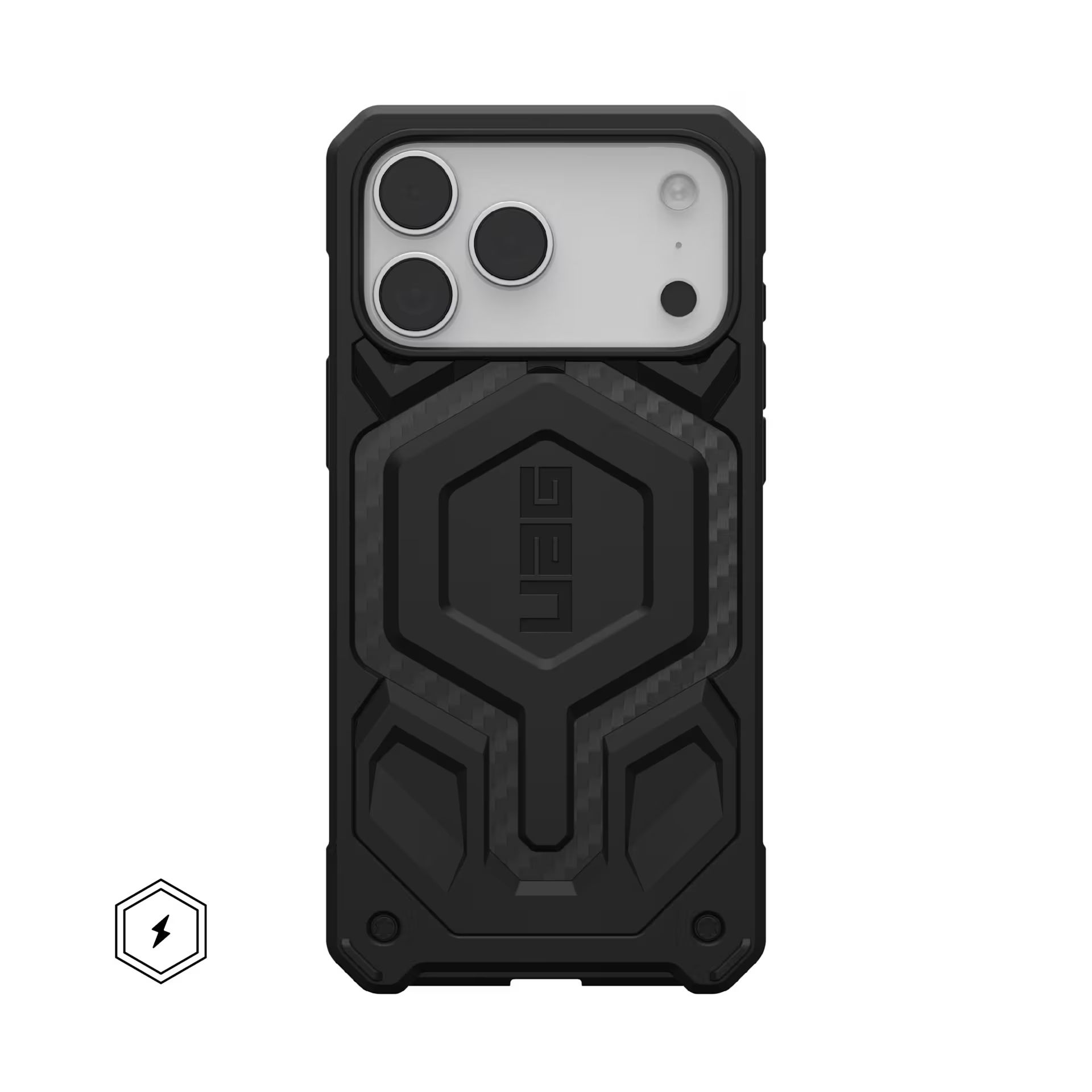 كڤر حماية UAG Monarch Pro MagSafe لهاتف iPhone 17 Pro Max | كاربون فايبر