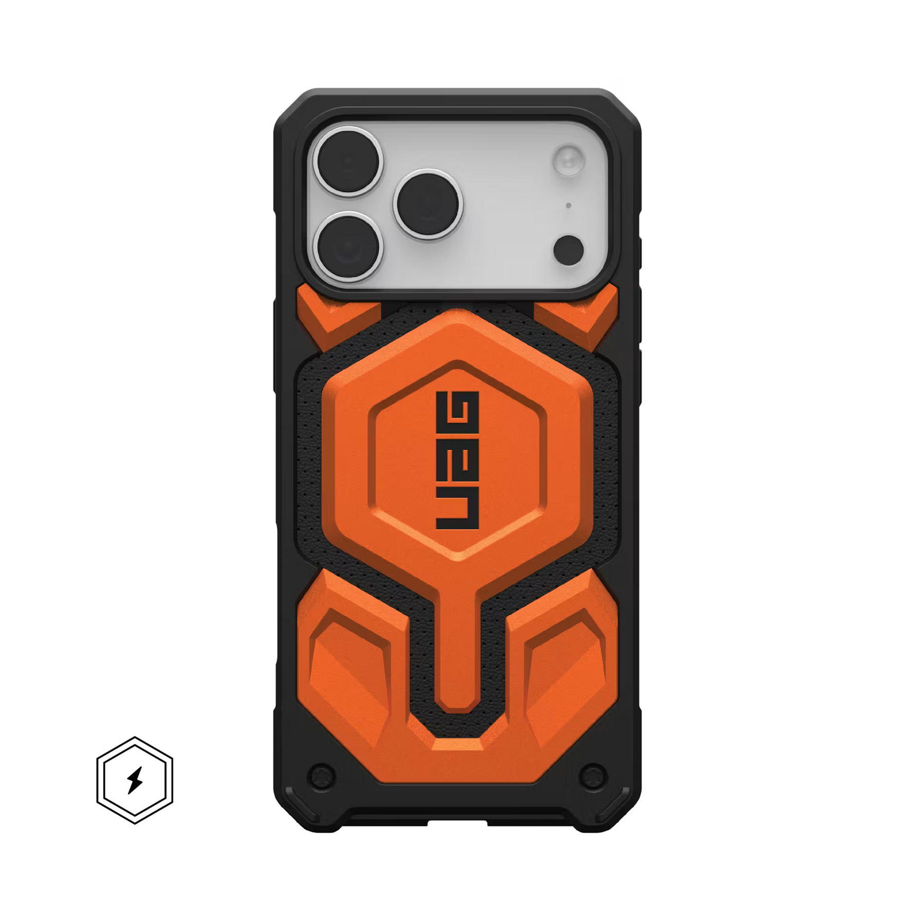 كڤر حماية UAG Monarch Pro MagSafe لهاتف iPhone 17 Pro Max | برتقالي