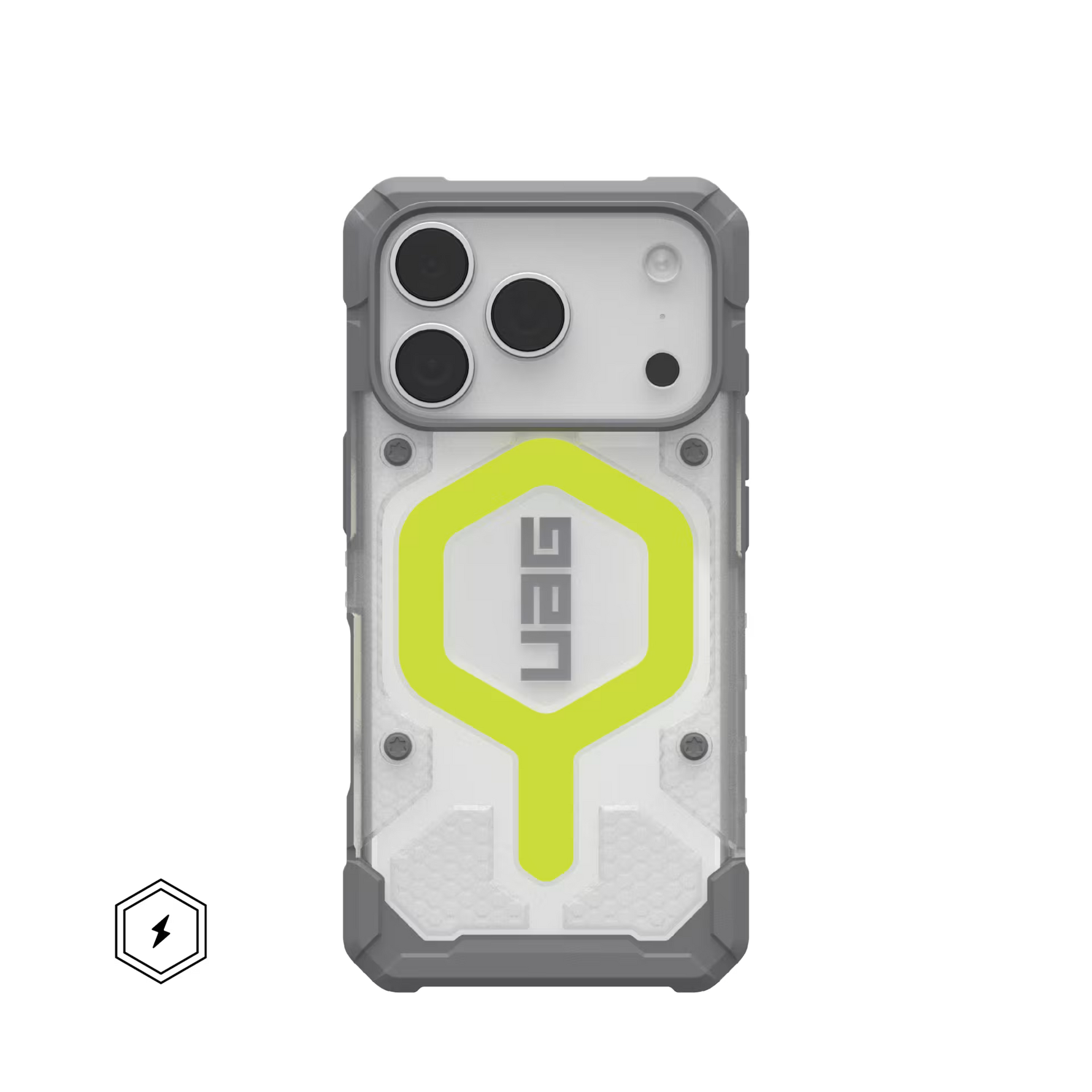 كڤر حماية UAG Pathfinder Clear MagSafe لهاتف iPhone 17 Pro | أخضر