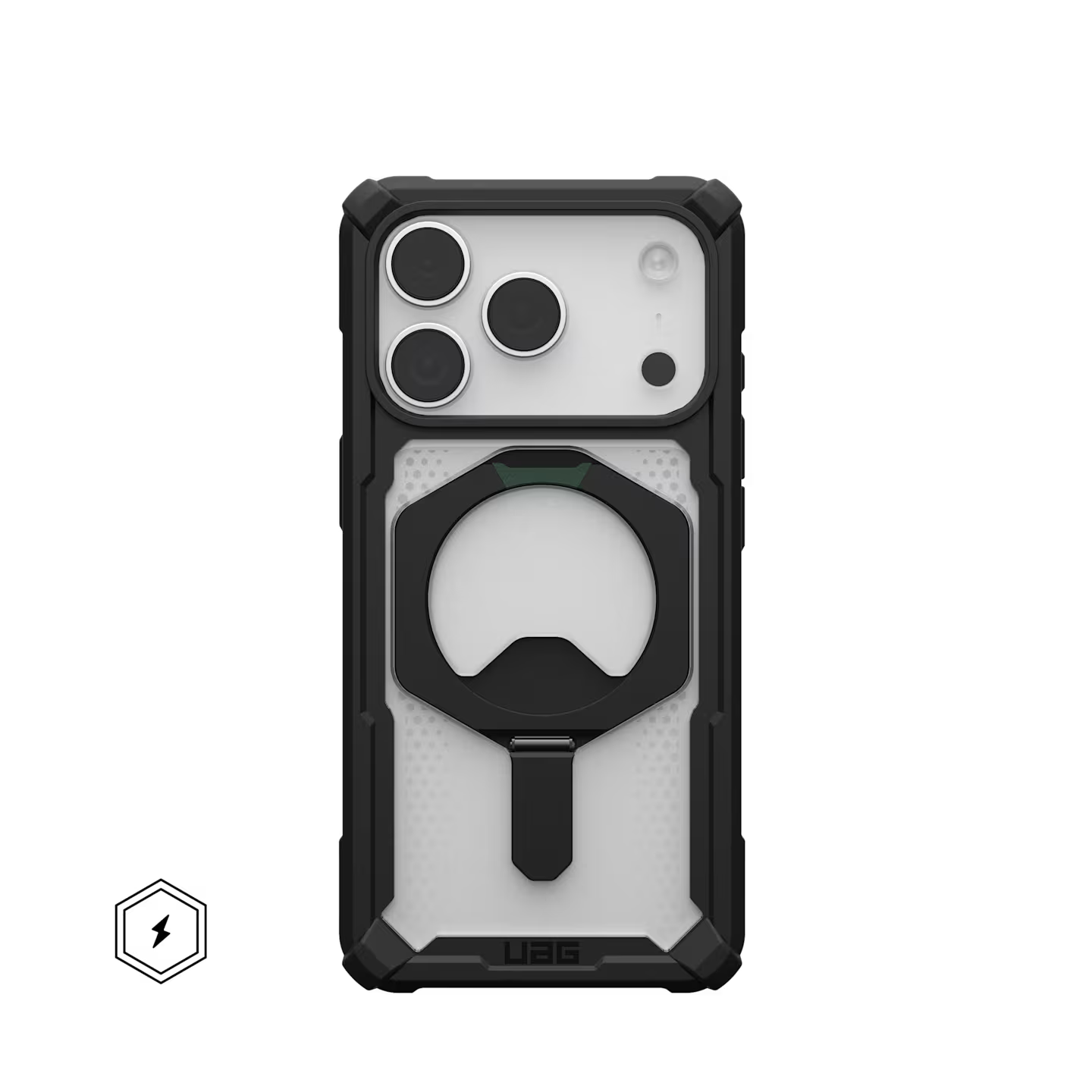UAG Plasma XTE MagSafe Case for iPhone 18 Pro / 17 Pro | Black/Clear