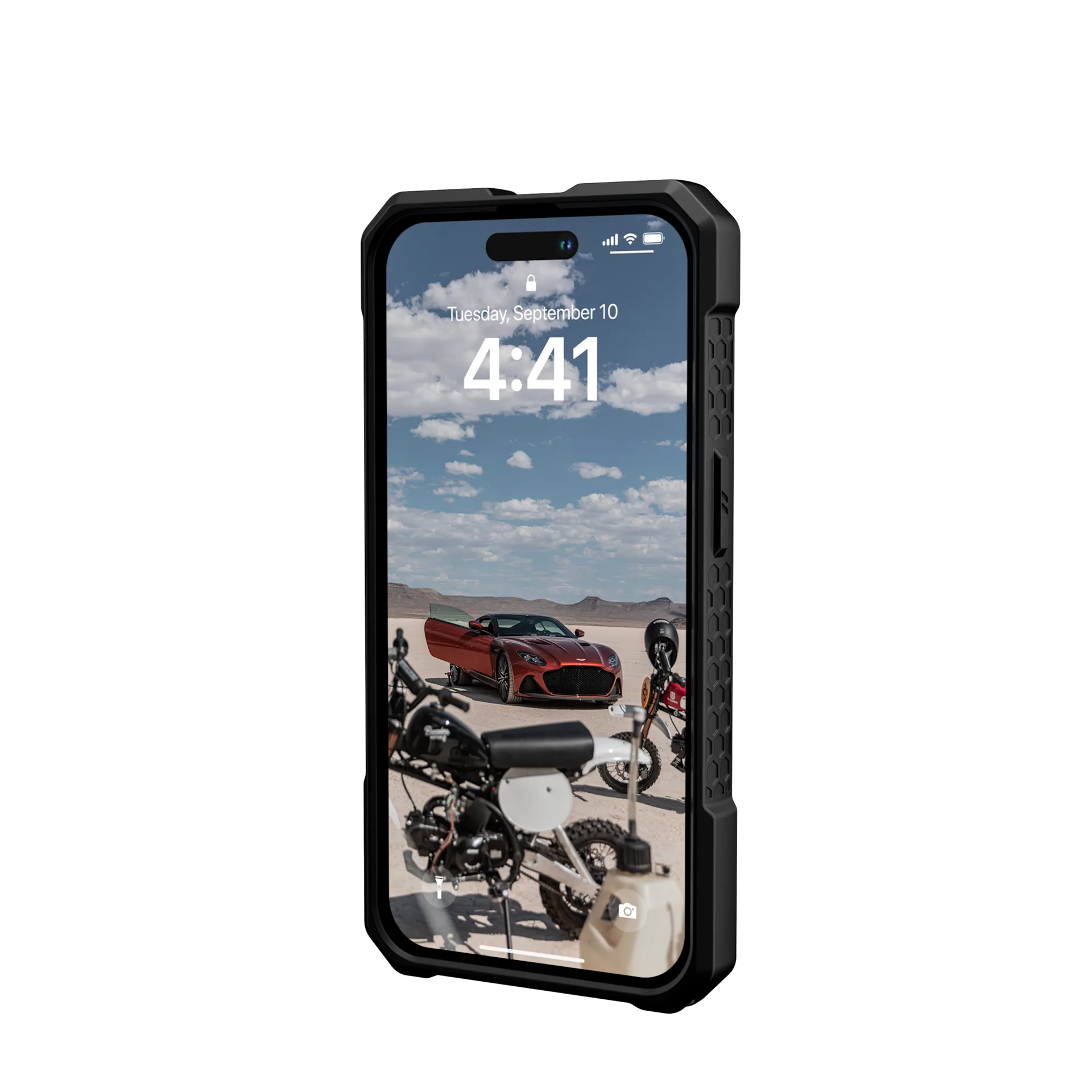 UAG Monarch Pro Cover For iPhone 14 Pro  | Clear Silver