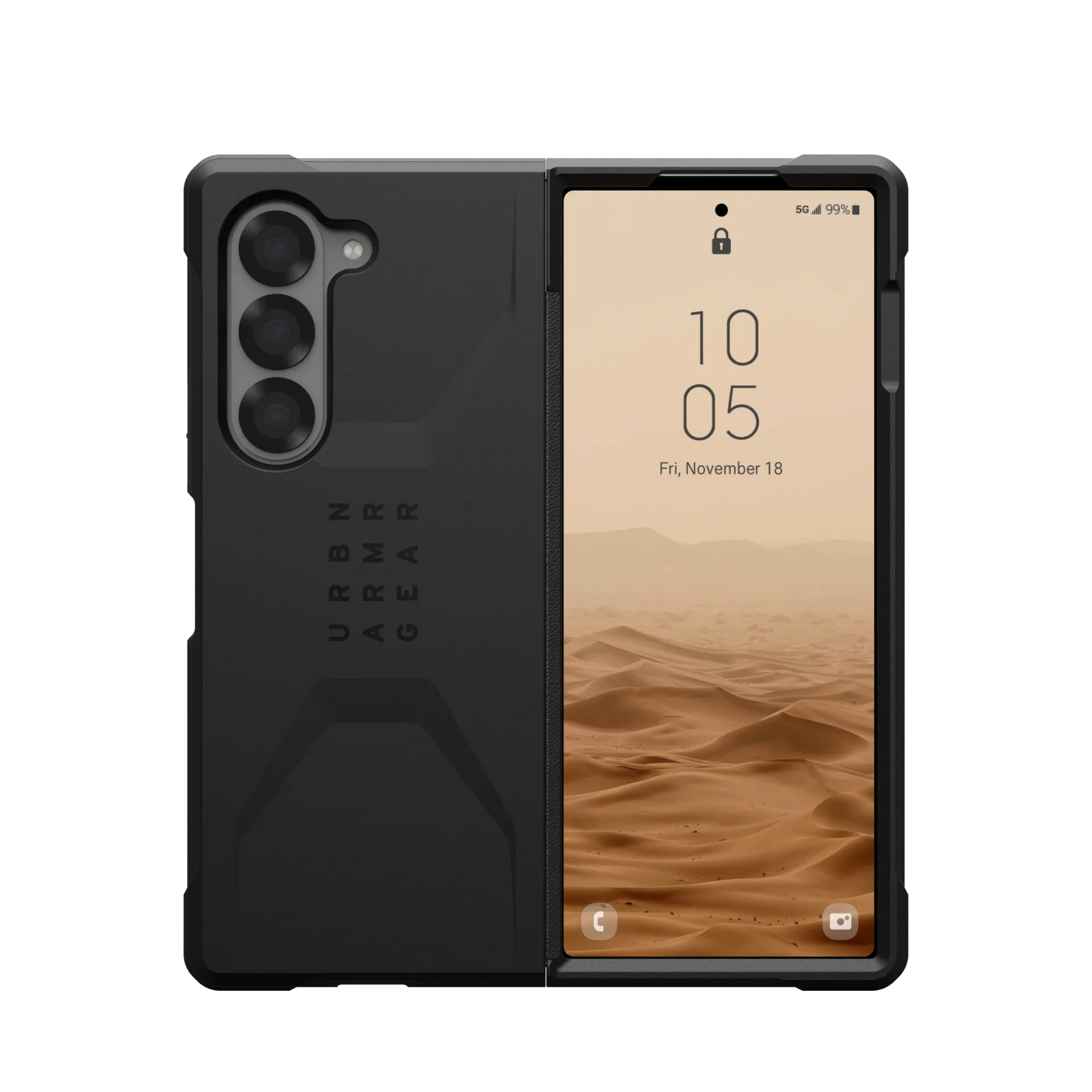UAG Civilian Series Galaxy Z Fold6 Black  Case (2024)