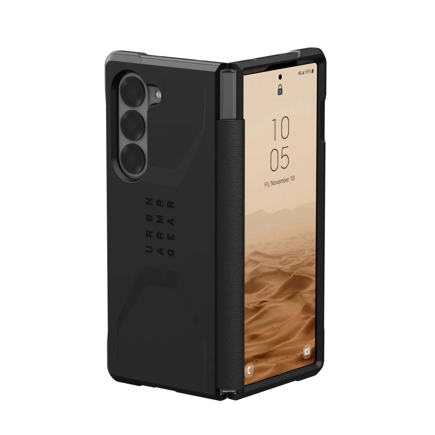 UAG Civilian Series Galaxy Z Fold6 Black  Case (2024)