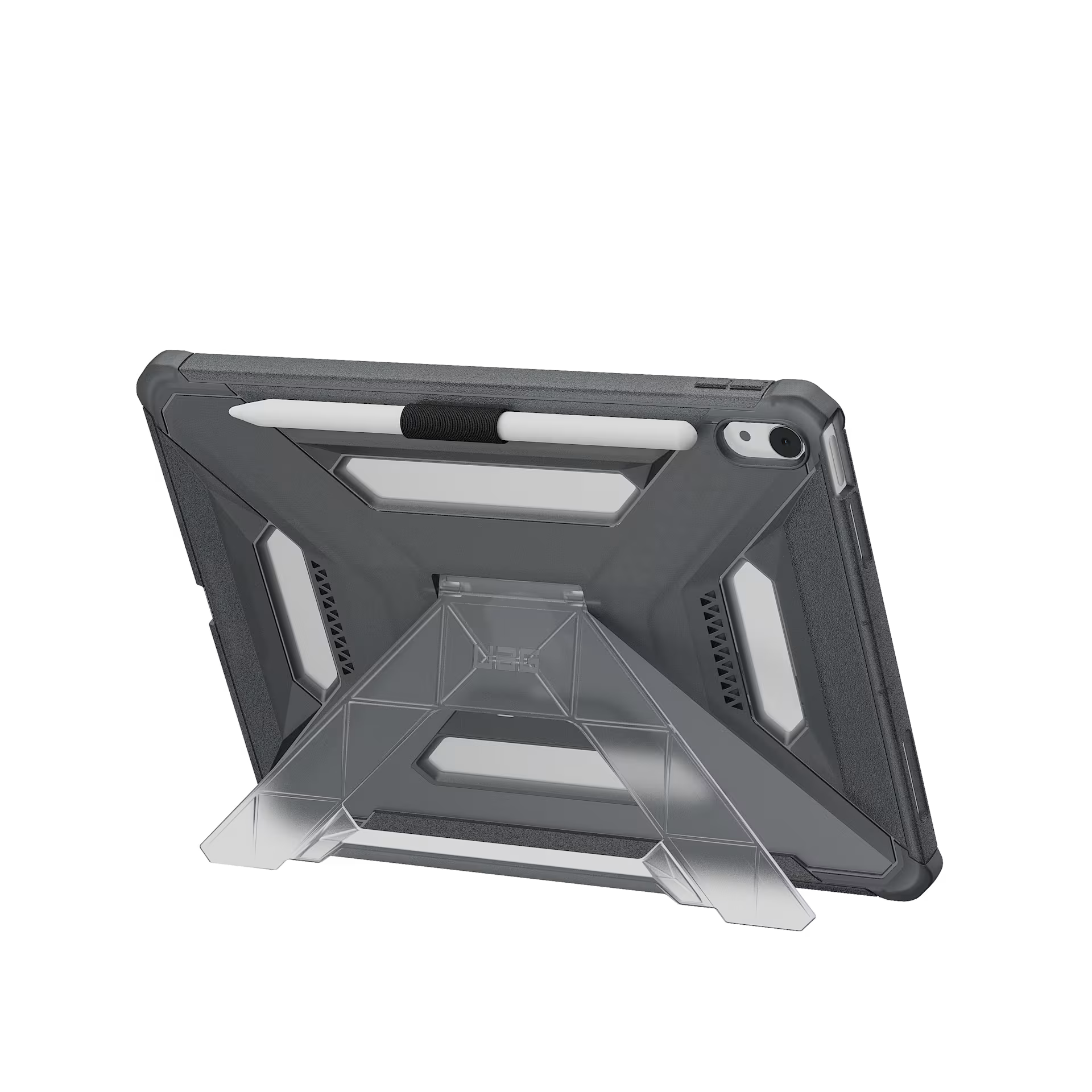 UAG Apple iPad 11" 11th Gen (A16) Scout+ Case | Grey Transparent