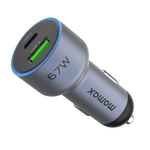 شاحن سيارة MoVe ثنائي المنافذ بقوة 67 واط