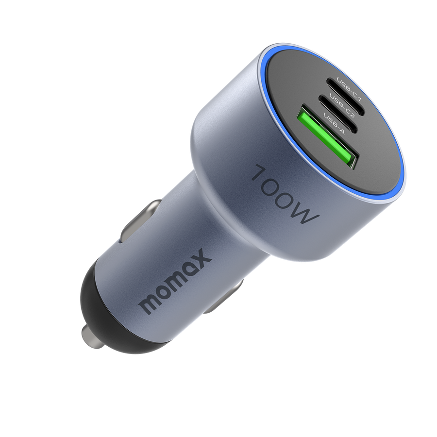 Momax MoVe 3-Port Car Charger 100W