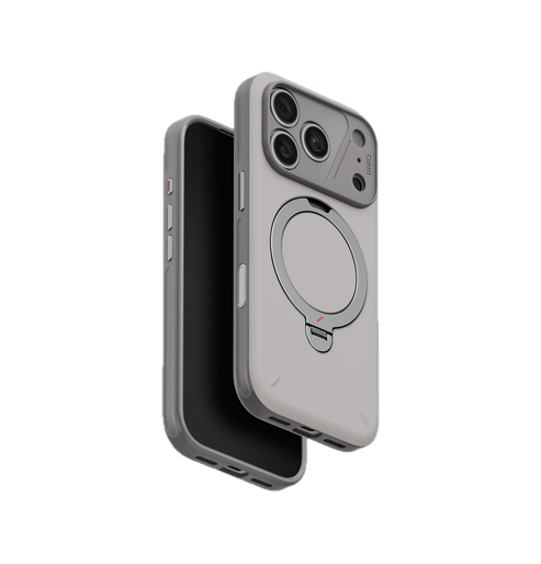 كڤر حماية UNIQ ELIX مقاوم للبصمات مع حامل 360° متوافق مع MagSafe لهاتف iPhone 18 Pro 
