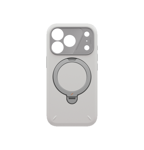 كڤر حماية UNIQ ELIX مقاوم للبصمات مع حامل 360° متوافق مع MagSafe لهاتف iPhone 18 Pro 