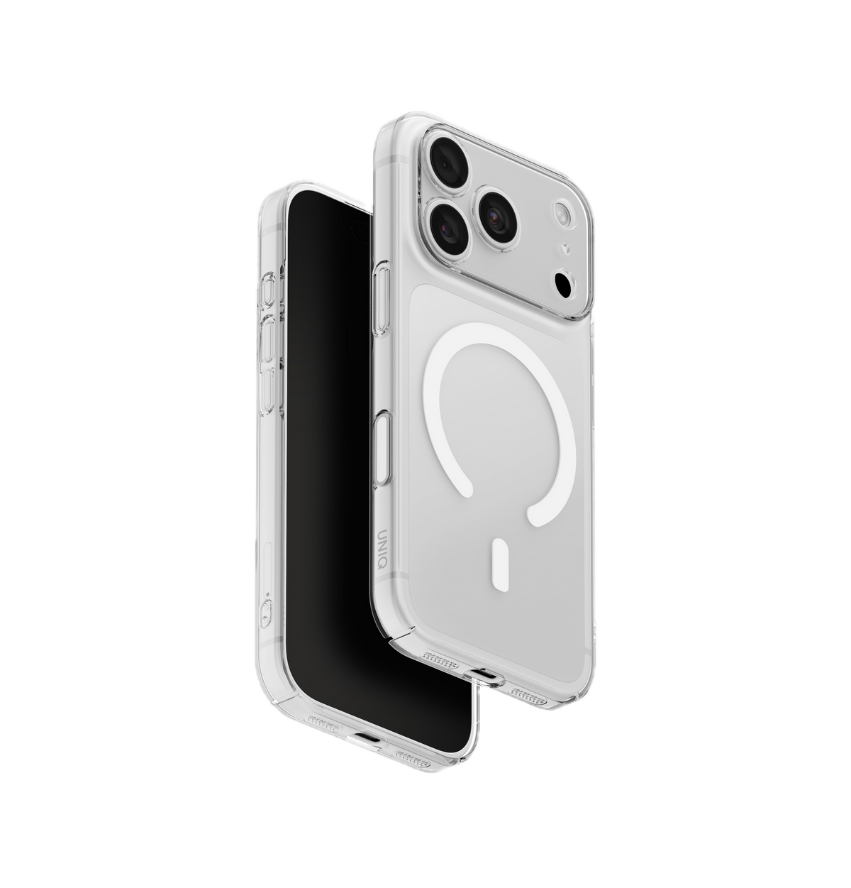 كڤر حماية UNIQ Airsuit فائق النحافة لآيفون 18 Pro – وضوح يدوم طويلًا ودعم MagSafe
