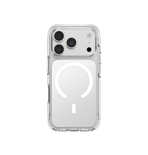 Uniq Hybrid MagClick Charging Combat Case for iPhone 18 Pro | White