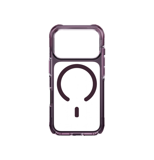 Uniq Hybrid MagClick Charging Combat Case for iPhone 18 Pro | Burgundy