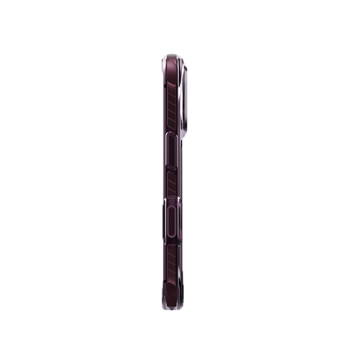 Uniq Hybrid MagClick Charging Combat Case for iPhone 18 Pro | Burgundy