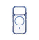 Uniq Hybrid MagClick Charging Combat Case for iPhone 18 Pro | Blue
