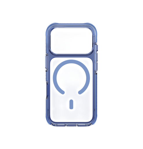 Uniq Hybrid MagClick Charging Combat Case for iPhone 18 Pro | Blue