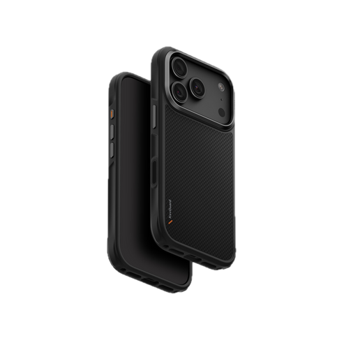 UNIQ KEVA Ultra-Tough Aramid MagSafe Protective Case for iPhone 18 Pro | Carbon Black