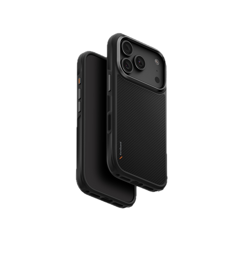 UNIQ KEVA Ultra-Tough Aramid MagSafe Protective Case for iPhone 18 Pro & 18 Pro Max | Carbon Black