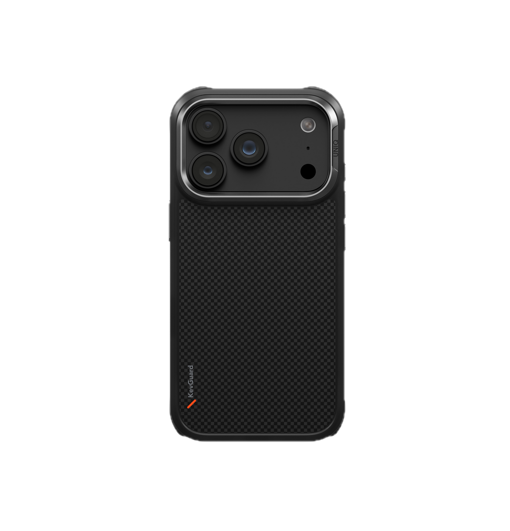 UNIQ KEVA Ultra-Tough Aramid MagSafe Protective Case for iPhone 18 Pro & 18 Pro Max | Carbon Black