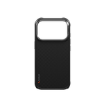 UNIQ KEVA Ultra-Tough Aramid MagSafe Protective Case for iPhone 18 Pro | Carbon Black