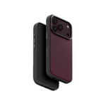 UNIQ LYDEN Vegan Leather Case with Aluminum Bezel  MagSafe Compatible for iPhone 18 Pro & 18 Pro Max