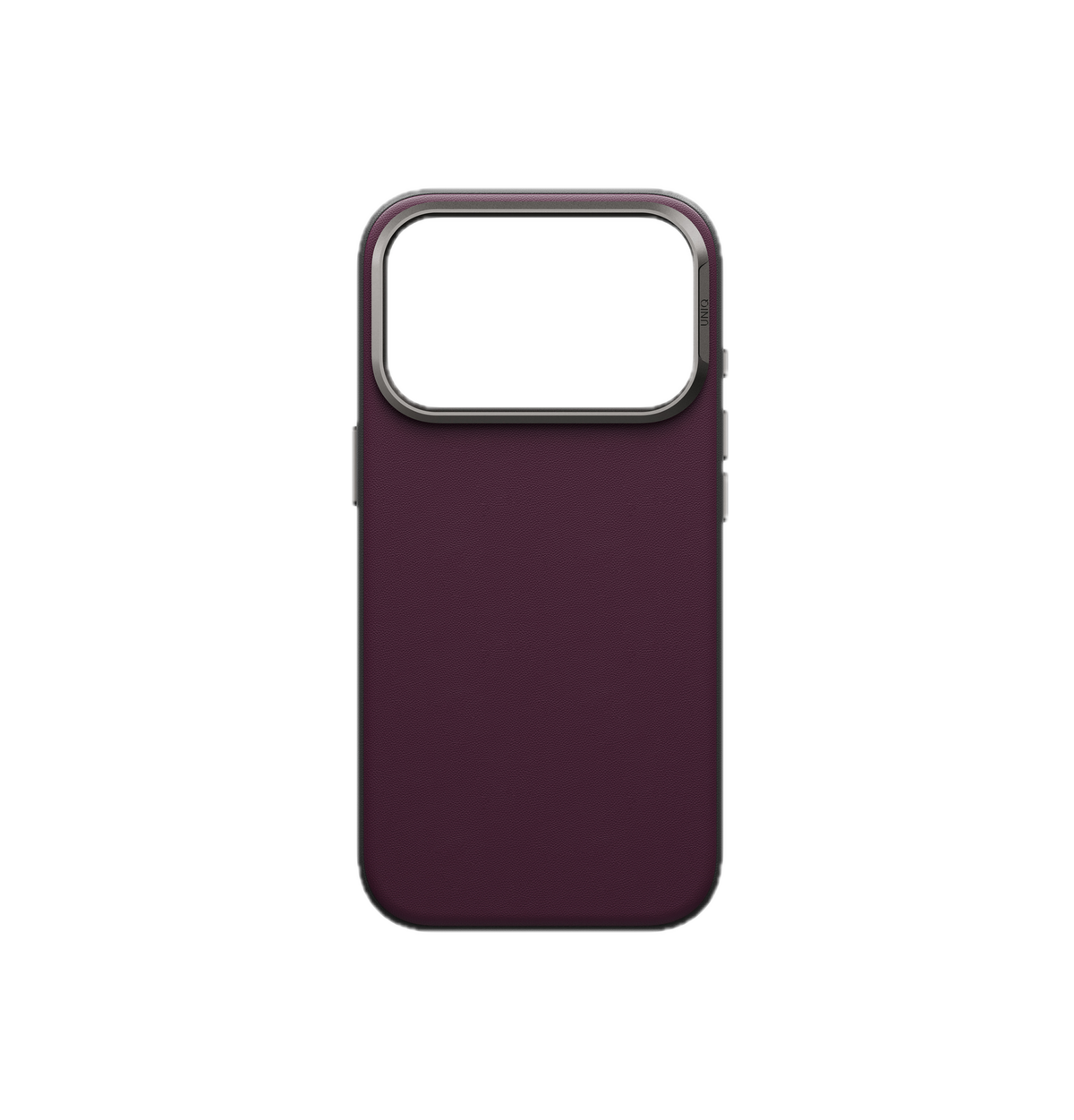 UNIQ LYDEN Vegan Leather Case with Aluminum Bezel  MagSafe Compatible for iPhone 18 Pro & 18 Pro Max