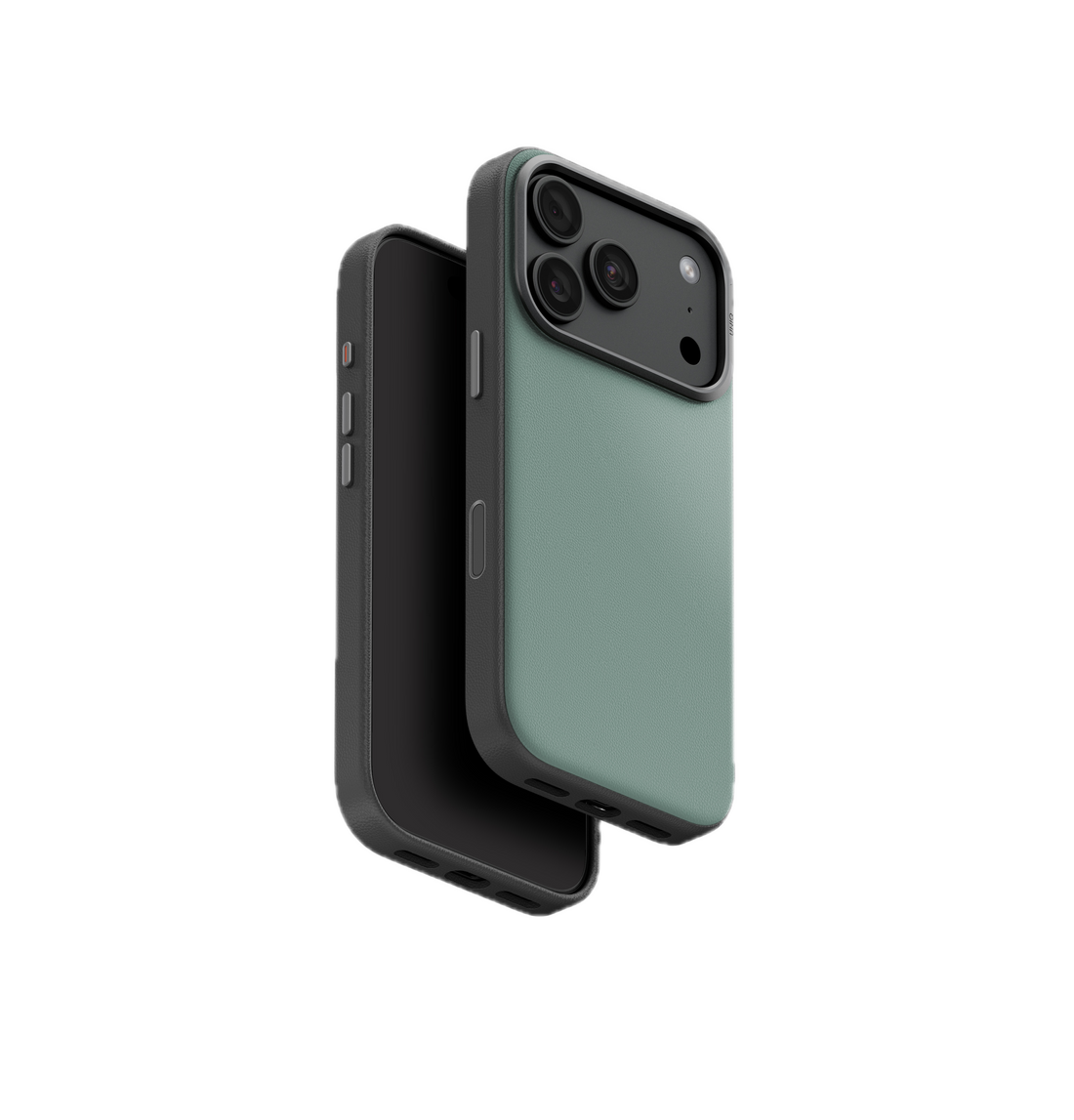 UNIQ Lyden Vegan Leather Case for iPhone 18 Pro – Aluminum Bezel, MagSafe Compatible