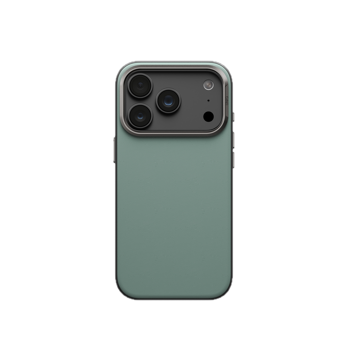 UNIQ LYDEN Vegan Leather Case with Aluminum Bezel  MagSafe Compatible for iPhone 18 Pro & 18 Pro Max