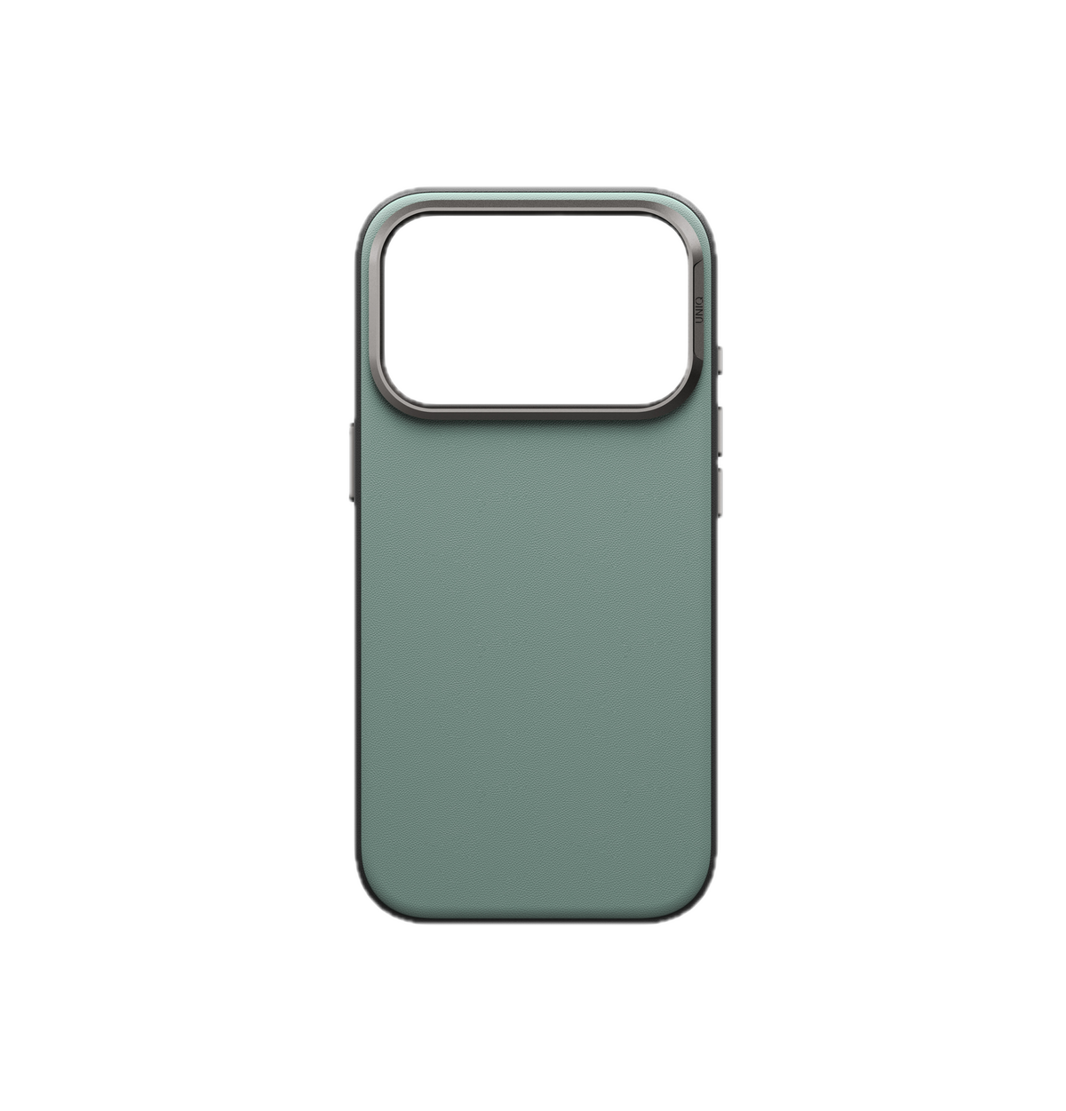 UNIQ LYDEN Vegan Leather Case with Aluminum Bezel  MagSafe Compatible for iPhone 18 Pro & 18 Pro Max