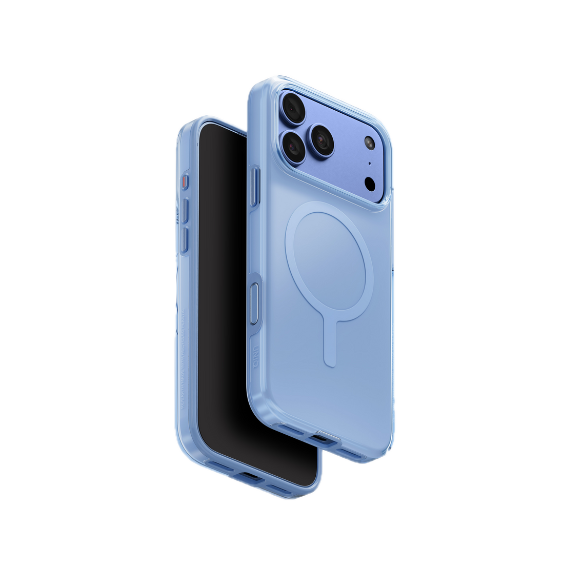 UNIQ Hybrid Clario Eco-Friendly Case for iPhone 18 Pro Max | Cool Blue