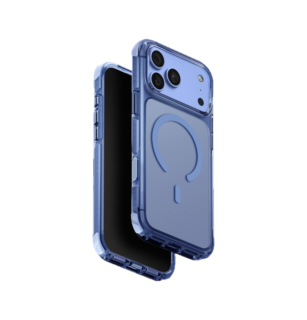 Uniq Hybrid Combat Rugged Case With Triple-Layer Impact Shield  Case For Iphone 18 Pro Max Carbon
