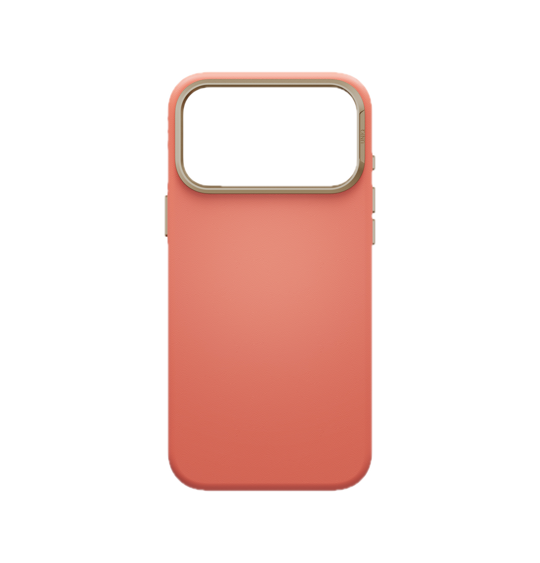 UNIQ Lyden Vegan Leather Case for iPhone 18 Pro Max – Aluminum Bezel, MagSafe Compatible
