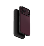 UNIQ Lyden Vegan Leather Case for iPhone 18 Pro Max – Aluminum Bezel, MagSafe Compatible