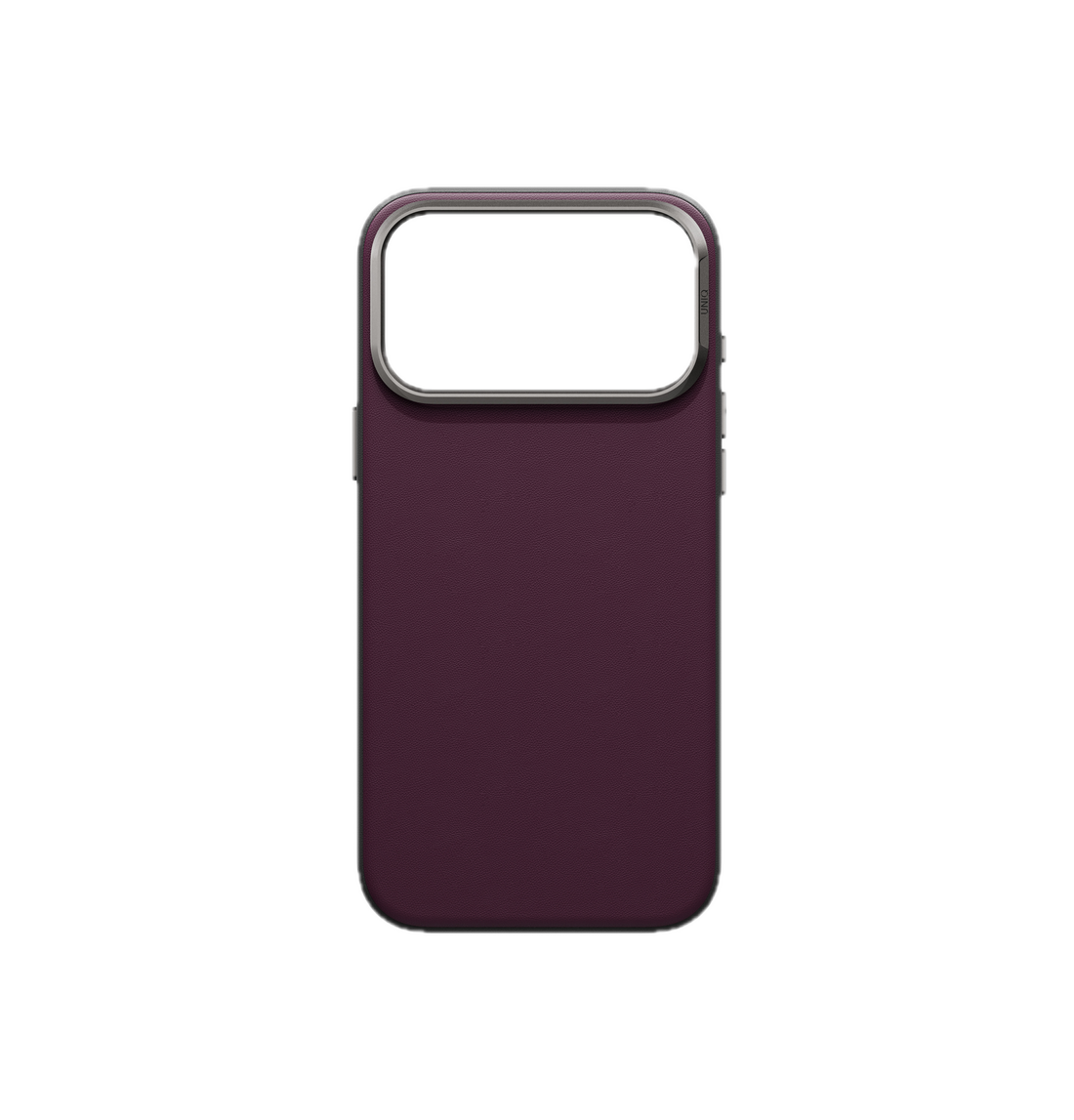 UNIQ Lyden Vegan Leather Case for iPhone 18 Pro Max – Aluminum Bezel, MagSafe Compatible