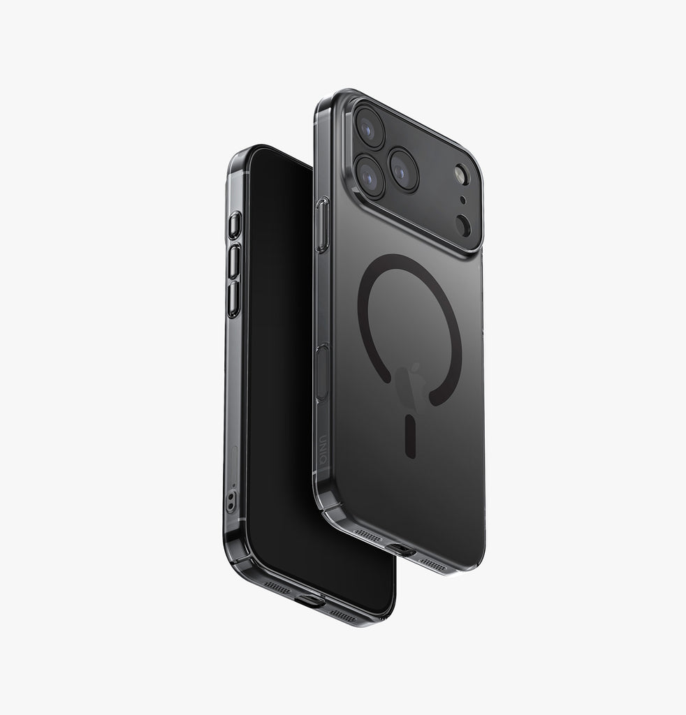 Uniq Hybrid AirSuit MagSafe Case for iPhone 17 Pro Max | Glossy Smoke