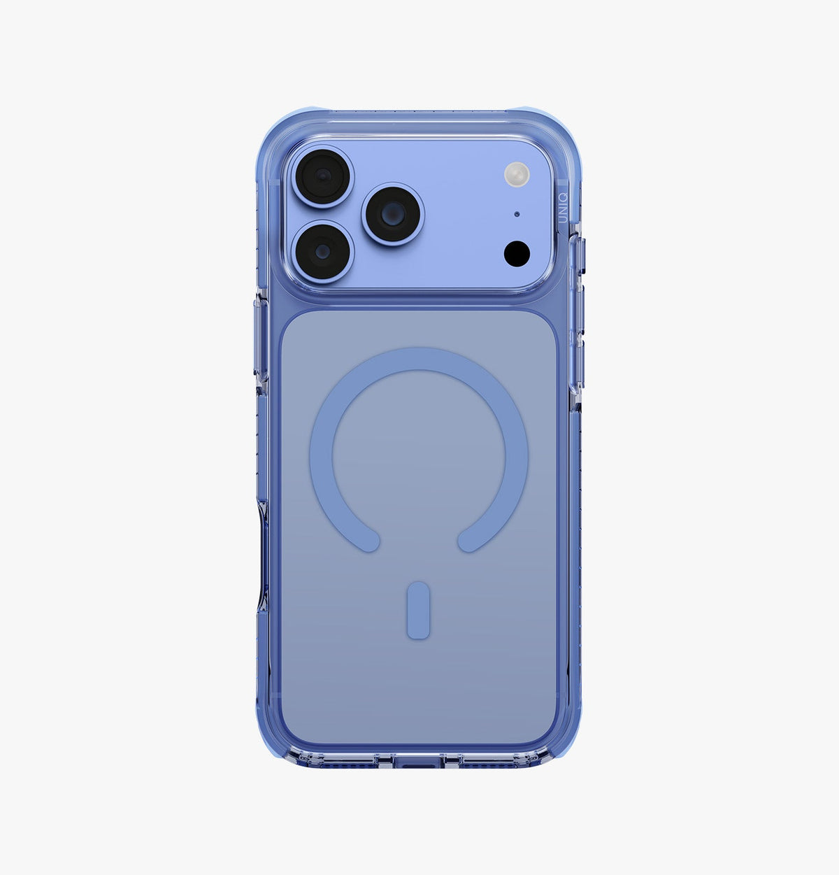 Uniq Combat Rugged Protective Case With Triole-Layer Impact Shield Case For Iphone 18 Pro Max | Polar Blue