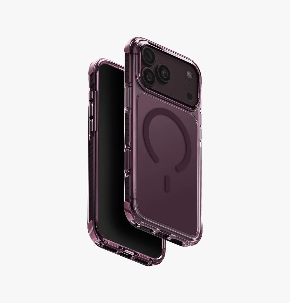 UNIQ COMBAT Rugged Protective Case with Triple-Layer Impact Protection for iPhone 18 Pro Max | Deep Burgundy